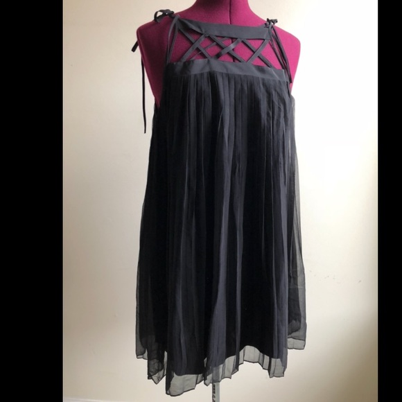 Silk Chiffon babydoll dress - Picture 2 of 3